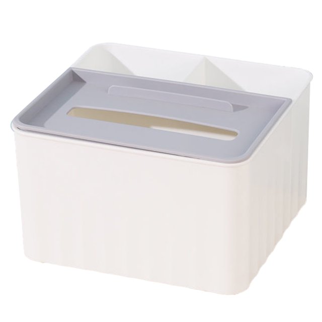 Caja de almacenamiento de escritorio para sala de estar, comedor, mesa de café, control remoto cosmético