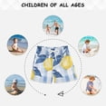 thumbnail image 6 of FORMRS Boys Swim Trunks Quick Dry Mesh Liner Boardshorts Sizes XS-XL, Light Blue Lemon, 6 of 7