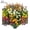 mixed colors, variant on JUANCHENG Vibrant UV Resistant Artificial Flowers - 12 Pack For All-Weather Outdoor Or Home Office Garden Wedding Party Indoor Outdoor