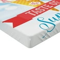 thumbnail image 2 of Ambesonne Ice Cream Fitted Sheet, Summer Taste, Full Size, Multicolor, 2 of 3