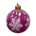 thumbnail image 1 of 60CM Outdoor Christmas Inflatable Decorated Ball PVC Giant Big Balls  Tree Decoration Inflatable Toy Ball Christmas Supplies, 1 of 5