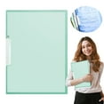 thumbnail image 3 of BNNG Clear Report Covers with Clip Plastic Presentation Covers 9x 12 Inches Presentation Folders Paper Binder for Classroom Business Files Document School Office, 3 of 9