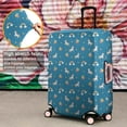 thumbnail image 4 of Blue Cartoon Unicorn Rainbow Cloud Star Balloon Luggage Cover Fashion Suitcase Cover Baggage Covers Fit 25-28 Inch Luggage (Go Travel), 4 of 5