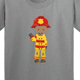 thumbnail image 4 of Inktastic African American Boy, Fireman, Firefighter, Helmet Youth T-Shirt, 4 of 5