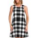 thumbnail image 1 of Fotbe White And Black Plaid Vestido de Verano sin Mangas para Mujer – Vestido Midi Línea A, Estilo Camiseta Floral, Vestido Playero Casual y Fluido, 1 of 7