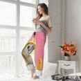 thumbnail image 4 of Uemuo A Funny Cat Pattern Women's Wide Leg Palazzo Lounge Pants with Pockets Light Weight Loose Comfy Casual Pajama Pants-Medium, 4 of 9