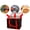 black and red, variant on Haimei Styrofoam Cooler Food Delivery Bag, Insulated Grocery Bags Insulated Cooler Bag for Hot or Cold Food Delivery, Groceries, Travel, Shopping
