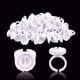 thumbnail image 1 of 100 anillos de pegamento para extensiones de pestañas, anillos desechables de pegamento para pestañas para suministros de extensión de pestañas, anillos de soporte de pegamento para pestañas, 1 of 5