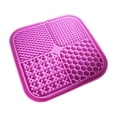 thumbnail image 2 of Durable Slow Feeder Dog Licking Mat, Food Grade Silicone Lick Pad with Strong Suction Cups, Interactive Calm Treat Mat for Dogs Cats Boredom Anxiety Relief, Creative Pet Gift, 2 of 8