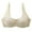 Beige, variant on Lingerie for Women Plus Size Lace Underwire Underwear Full Coverage Green Solid Triangle Bras for Ladies Size 75D
