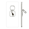 thumbnail image 1 of support Universel pour Téléphone Portable Carré avec Motif de Cirafe Noire et Animaux Mignons, 1 of 3