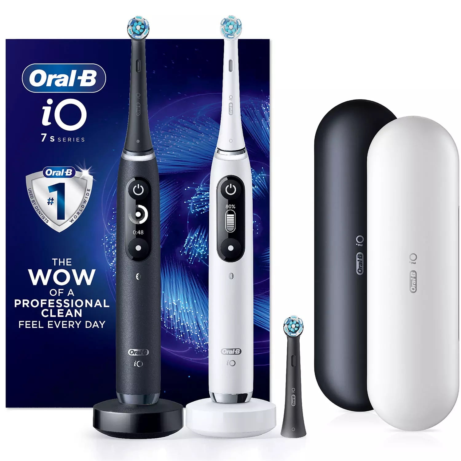 OralB iO Series 7s Electric Toothbrush Twin Pack
