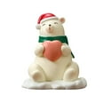 thumbnail image 1 of Manunclaims Christmas Santa Claus Snowman Penguin Ornament Realistic Looking Bright Color Anti Fade Xmas Scene Decoration Children Toy Doll, 1 of 8