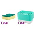 thumbnail image 1 of Wweixi 2PCSSponge Holder Soap Press Pump Box Home Kitchen 2 5 1 Dishwashing Sponge Soap Dispenser Case Container, 1 of 9