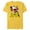 Yellow, variant on Disney Mickey Mouse Retro Whistling Music Super Cool Stroll - Short Sleeve Blended T-Shirt for Adults - Customized-Yellow