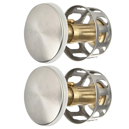 HOMEMAXS 2Pcs Wash Basin Drain Filters Hair Catcher Sink Stoppers