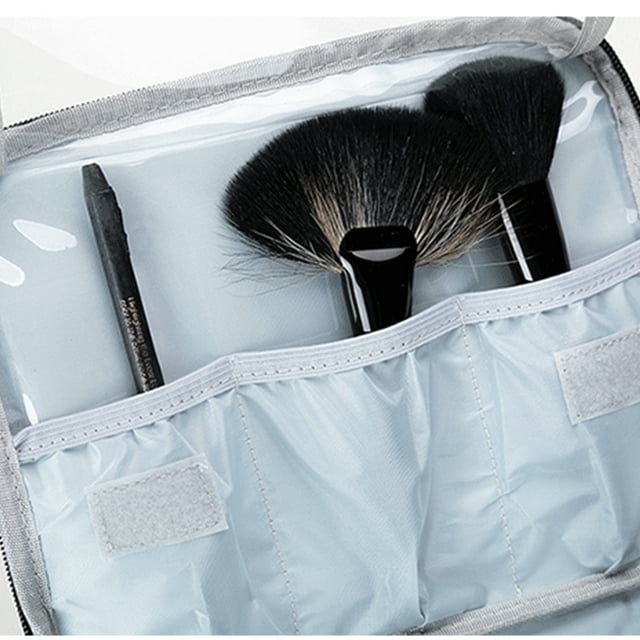 Becaristey Sacs de Rangement pour Vernis à Ongles Faciles à Transporter Faits de Polyester, une base Robuste, Pratique et Bleu Foncé Laisse 1Set
