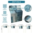thumbnail image 7 of Table Runner Dresser Scarves 72 Inch Long, Abstract Paint Art Graffiti Blue Lattice Linen Dining Table Runners Modern Geometric Tabletop Scarf for Wedding Holiday Party Kitchen, 7 of 7