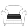 thumbnail image 6 of ANMINY Sofa Seat Cushion Cover, Faux Leather Stretchy Chair Loveseat Couch Cushion Covers Slipcovers, 6 of 9