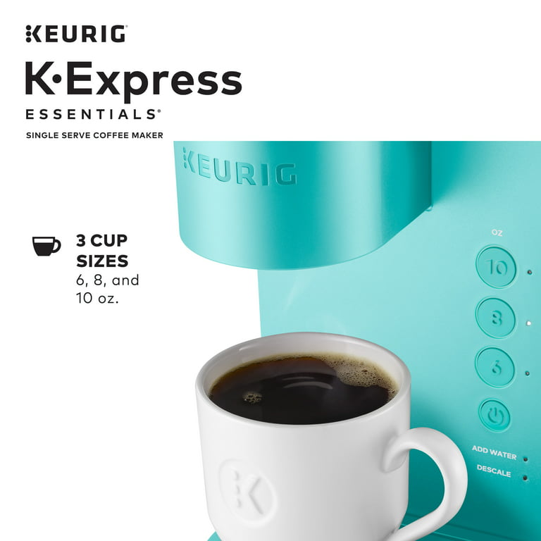 K-Express Essentials Single Serve K-Cup Pod Coffee Maker 36 OZ removable  reservoir Tropical Blue - Appliances, Facebook Marketplace