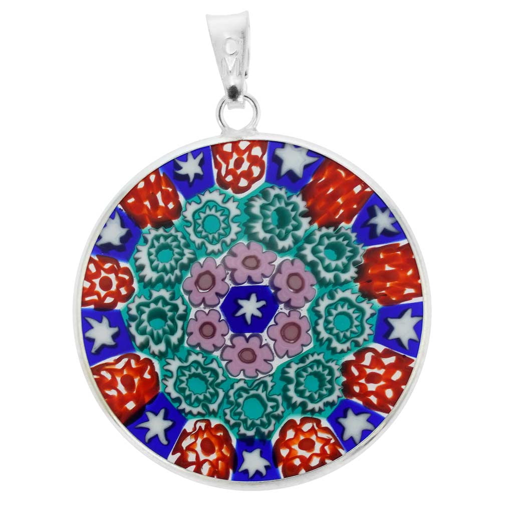 GlassOfVenice Orecchini A Sfera In Vetro Di Murano - Oro E Argento, Fatti A Mano, 12 Mm, Con Certificato