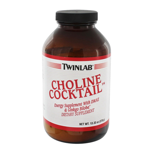 Twinlab Choline Cocktail Energy Supplement Powder, 13.33 Oz, 6 Pack