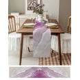 thumbnail image 6 of Boho Beach Waves Table Runners 108 Inches Long, Cotton Linen Fabric Table Runner Dresser Scarf, Gradient Coastal Rose Red Water Ombre Tablerunner for Party/Kitchen/Dinner/Wedding Decor 13''x108'', 6 of 7