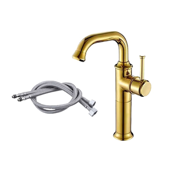 Grifo giratorio Bearachild Lavabo antiguo Cobre dorado y negro 2 Juegos de accesorios de baño