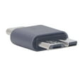 thumbnail image 1 of Micro B To USB C Adapter, USB Type C Male Convert Connector Aluminum Alloy 10Gbps Transfer Rate  For Laptops, 1 of 8