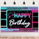 thumbnail image 1 of Musical Theme Happy Birthday Backdrop Music Dance Party Banner Musical Social Media Birthday Background Party Decorations Supplies, 1 of 4