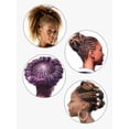 thumbnail image 2 of Beauty Elements 3x Ghana Braid Kanekalon Jumbo Braid Pre Stretched X Pression Hair 3x 50” ( #LBG Burgundy 3 Packs ), 2 of 7