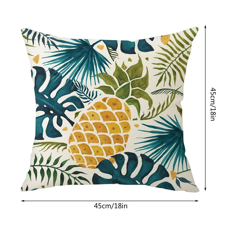 Pianpianzi Big Sofa Pillows Extra Large Couch Pillows Faux Throw Pillows Summer Sunflower Home Sofa Cover Decorative Cushion Pillowcase, Size: One