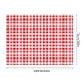 thumbnail image 3 of Red And White Grid Plaid Placemats 100x75cm Non-Slip Desk Mat Table Protector Durable Diatomaceous Rounded Corners, Washable Table Pad for Home Office Made in USA, 3 of 7