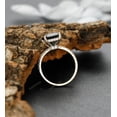 thumbnail image 2 of Peacock Green Sapphire Engagement Ring,Danity 4.0CT Radiant Cut Teal Sapphire Wedding Ring Hidden Halo Wedding Promise Anniversary Ring Gift, 2 of 3