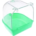 thumbnail image 3 of 26-27 Removable plastic parrot bath plug-in cleaning tub (green) 1 piece, 3 of 5