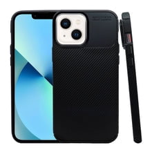 Funda de Silicon Uso Rudo Atti iphone 13 Mini Negro 1pz Mas Mica 9D