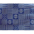 thumbnail image 4 of oneOone Georgette Viscose Blue2 Fabric Geometric African Dress Material Fabric Print Fabric By The Yard 42 Inch Wide, 4 of 4