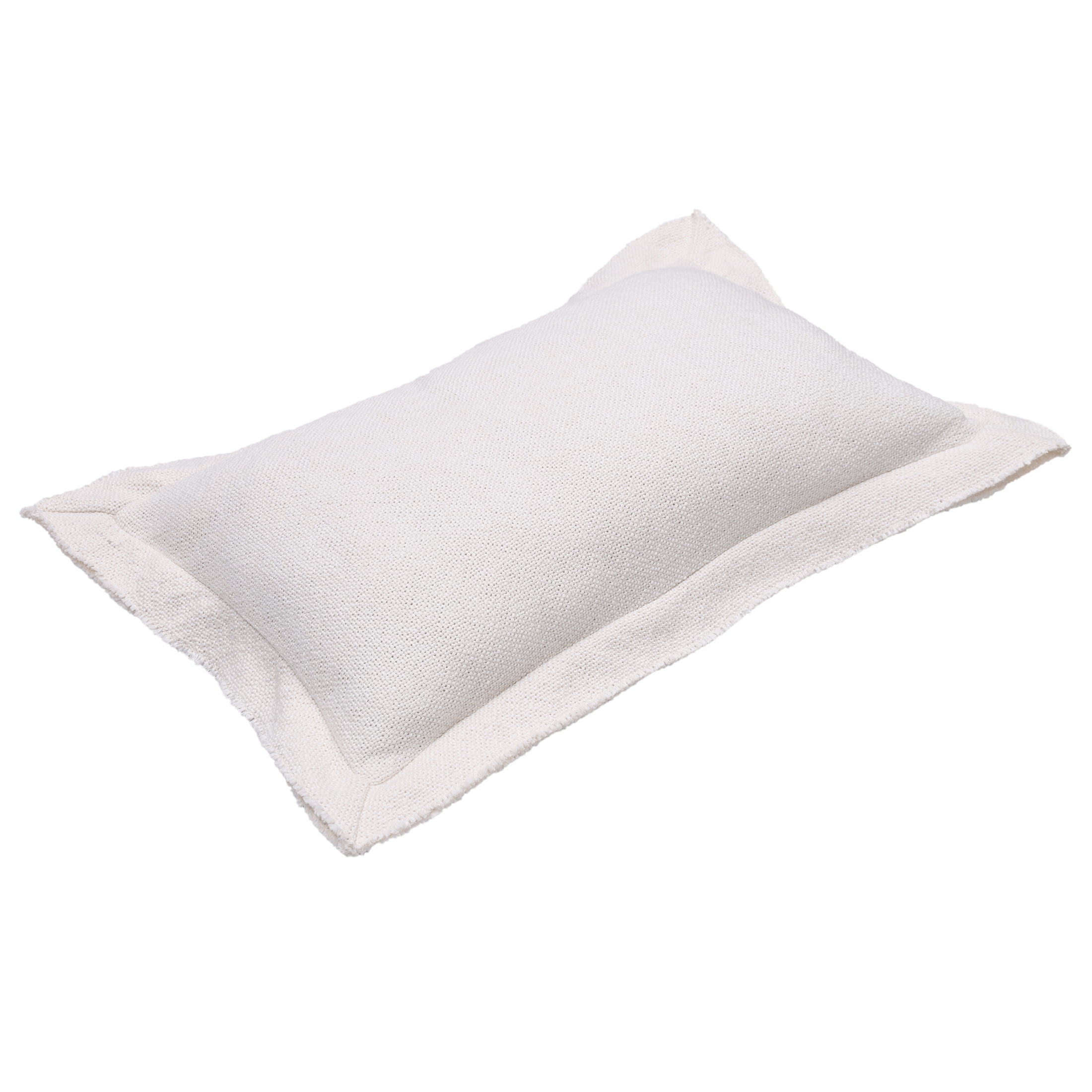 Better Homes & Gardens 14x24 Blake Bi-Flange Throw Pillow Cover, Vanilla Dream