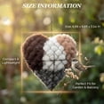 thumbnail image 7 of Handmade Alpaca Fiber Bird Nesting Heart, 2026 Upgrade Refillable Birds Nesting Material Holder, Birds Nestings Heart Outdoor Yard Art Bird Shelter for Garden, Yard & Bird‘s Lovers Gift(1PC), 7 of 7