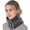 Black, variant on Gymayou Plaid Knit Neck Gaiter for Men Women Double Layer Loose Tube Neck Warmer Fashion Checkered Neck Cover Breathable Warm Outdoor Neck Scarf
