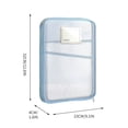 thumbnail image 3 of Transparent A4 Book Storage Bag,Mesh Homework Organizer Bag,Clear File Storage Bag,Exam Paper Storage,Handheld Document Bag,Efficient Organization for A4 Documents,Easy Access, 3 of 3