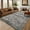 Grey/Brown, variant on Vintage Area Rug 5x7 for Living Room - Washable, Non-Slip, Low Pile Faux Wool Soft Carpet - Non-Shedding, Foldable, Distressed Printed Floor Rug for Dining Room, Colorful
