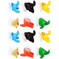 thumbnail image 2 of Animal Tail Hanging Hook Robe Hook Designed For Families Kitchen Use Assorted Color 12Pcs, 2 of 3