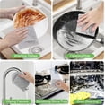 thumbnail image 2 of SAYAPE Double-Sided Microfiber Cleaning Cloths - Multipurpose Non Scratch Wire Dishcloth & Microfiber Rags - Reusable Dish Cloth for Kitchen, Car, and Housekeeping - 8-Pack - Gray, 2 of 6