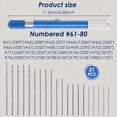 thumbnail image 4 of Pin Vise Hand Drill Set High Speed Steel Twist Drill Bits with Mini Pin Vise and Box Imperial Micro Drill Bit Set for Woodworking Drilling Home and Electronic Repairing, 4 of 9