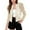 Beige, variant on Sequin Panel Puff Sleeve Jacket for Women, Velvet Contrast Open Front, Cropped Elegant Party Outerwear, 1 Piece, S-XXL, Plus Size Friendly