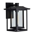 thumbnail image 4 of CWI Lighting Winfield 1 Light Farmhouse Metal Outdoor Wall Light in Black, 4 of 8