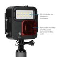 thumbnail image 3 of 1000LM Diving LED Light 40m(130 ft) Waterproof Housing w/ Floating Handle Grip & Red Filter for GoPro HERO 6 Black/5/HERO 2018/4/3+, 3 of 7