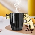 thumbnail image 4 of Ceramic Coffee Mug 12oz with Unique Grip Handle Novelty Cup for Hot Drinks Adult Home Office Novelty Gift Large Capacity Cup, 4 of 5