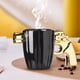 thumbnail image 4 of Taza de café de cerámica con asa en forma de revólver, taza de porcelana de gran capacidad de 355 ml para bebidas calientes, regalo único para hombres, apta para lavavajillas., 4 of 8